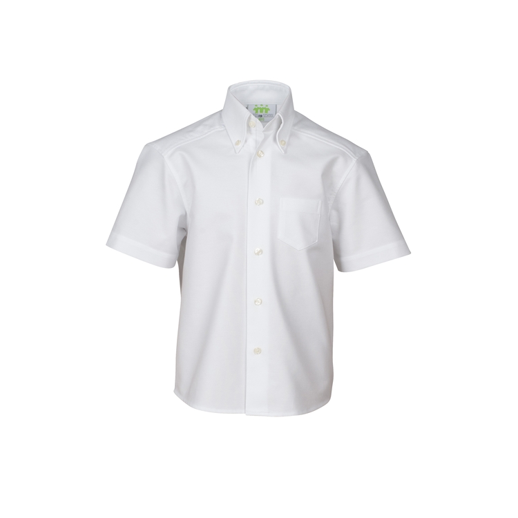 Oxfordhemd, kurzarm, Button Down, Jungen