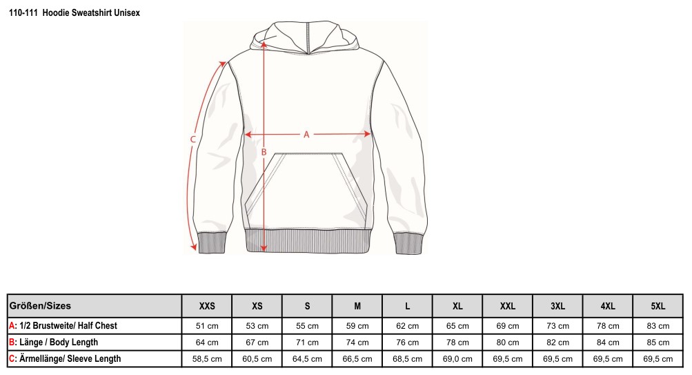Kapuzensweatshirt 2.0, Unisex