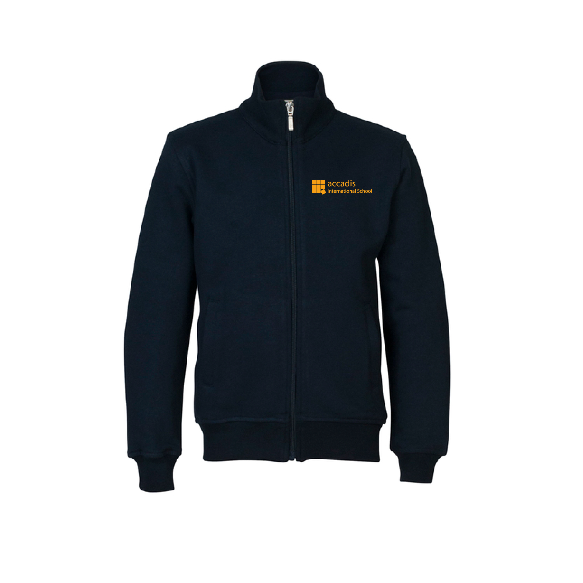 Sweatjacke, ohne Kapuze, Unisex