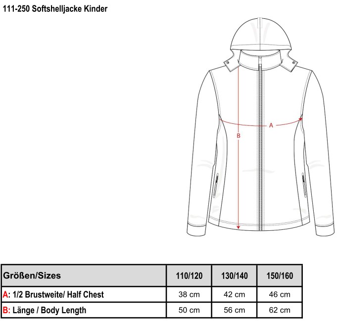 Softshelljacke, Classic, Kinder