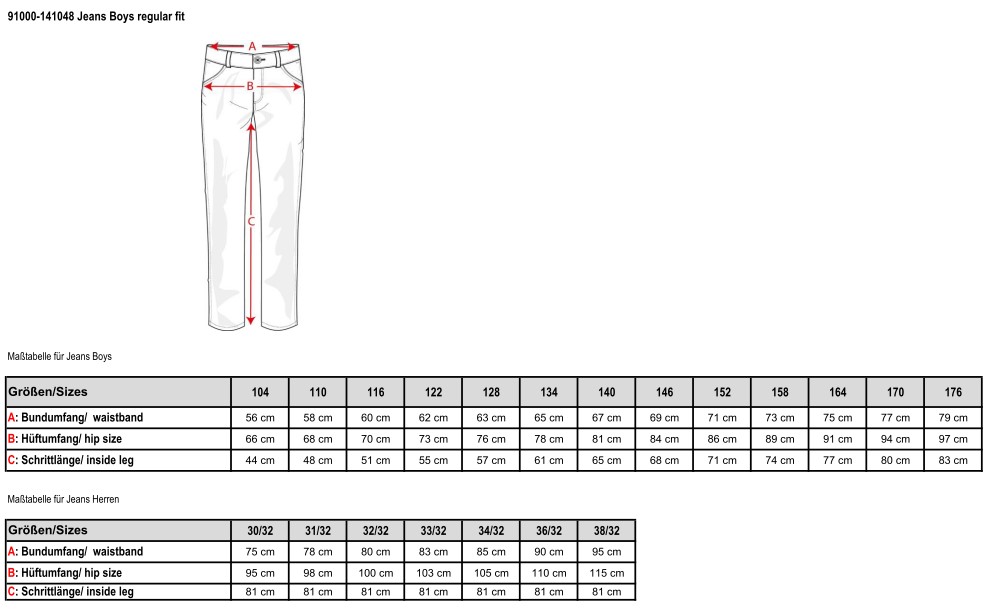 Jeans, regular fit, Jungen