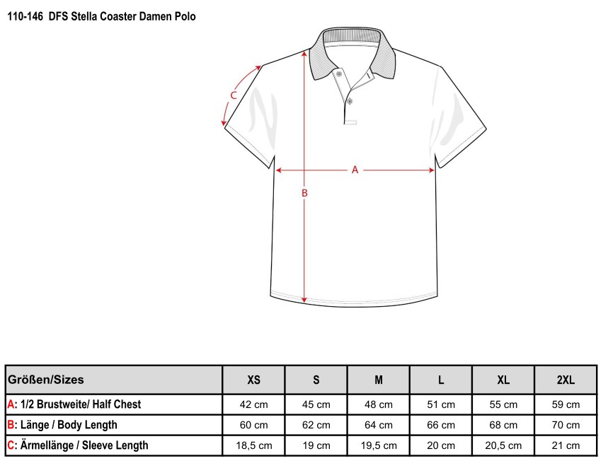 Poloshirt, kurzarm, Teens/Damen,leichtere Qualität
