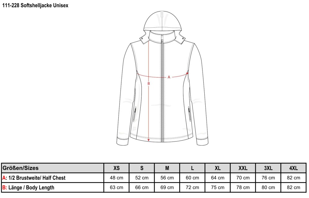Softshelljacke, Classic, Unisex