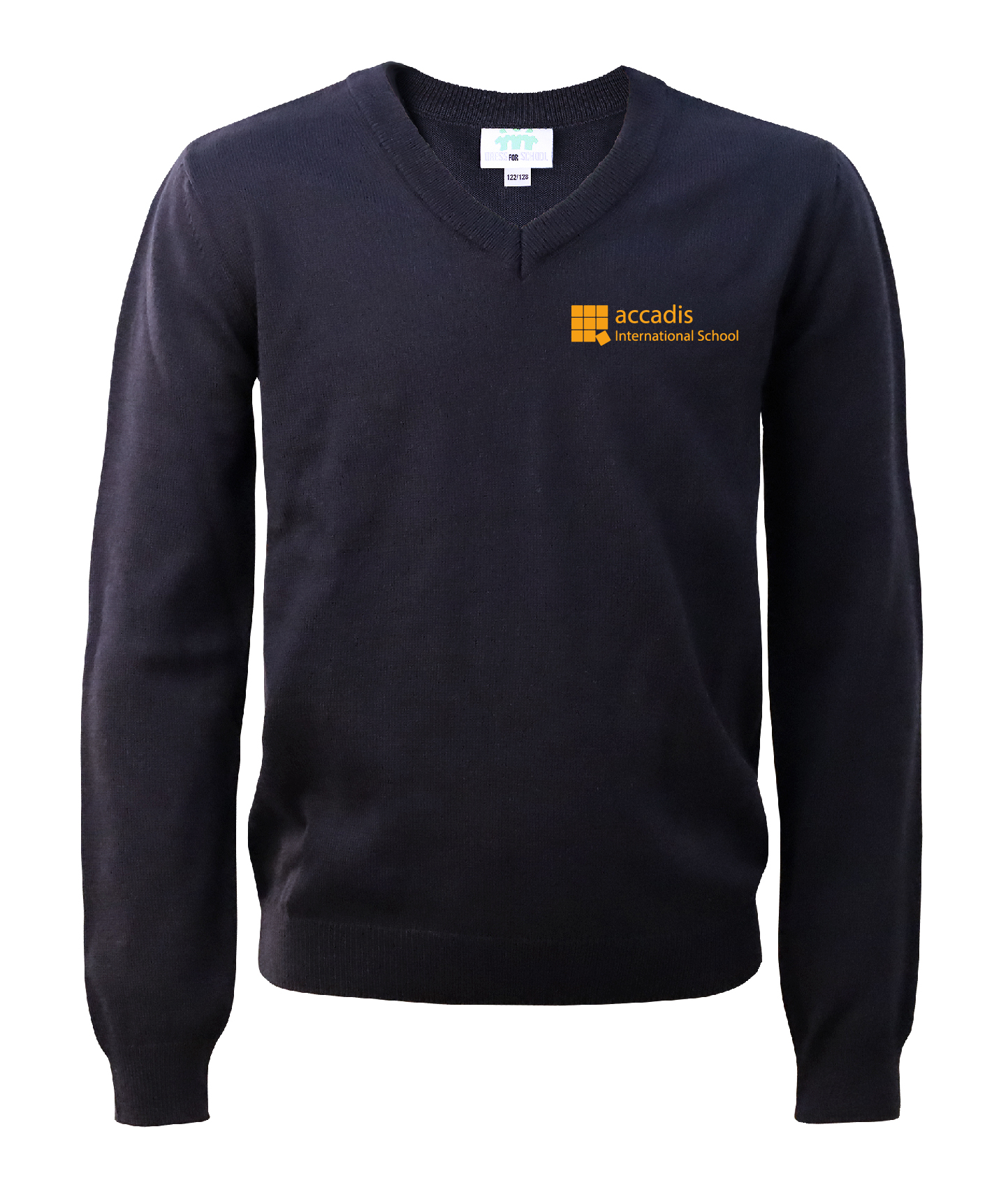 Strickpullover, V-Ausschnitt, Unisex