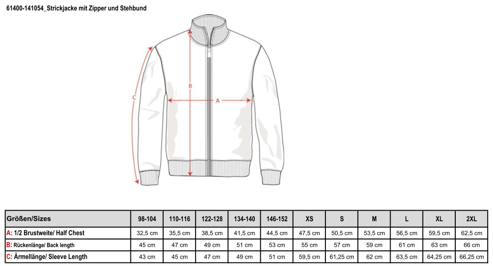 NEU! Strickjacke, Reißverschluss, Unisex