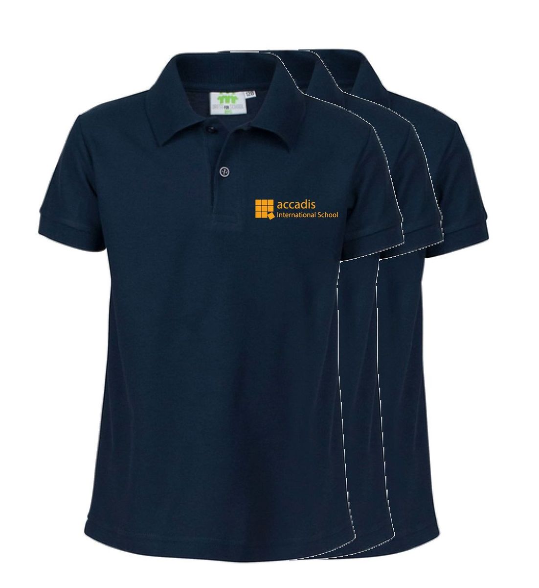 3er-SET Polohemd, kurzarm, Unisex