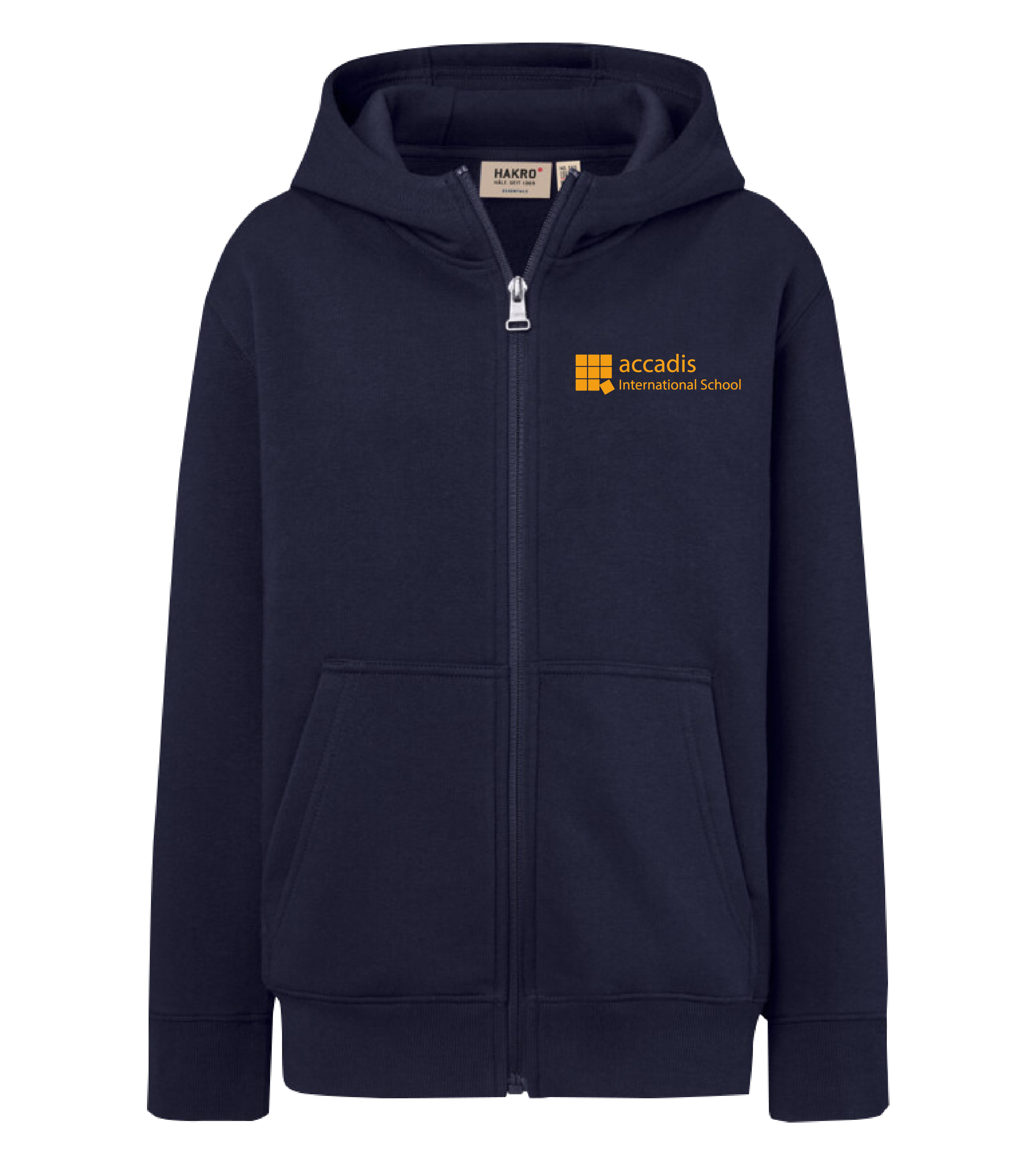 Kapuzensweatjacke, Kindergrößen (Mischgewebe) 